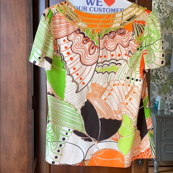 Kate Spade botanical print blouse - Picture 7 of 8